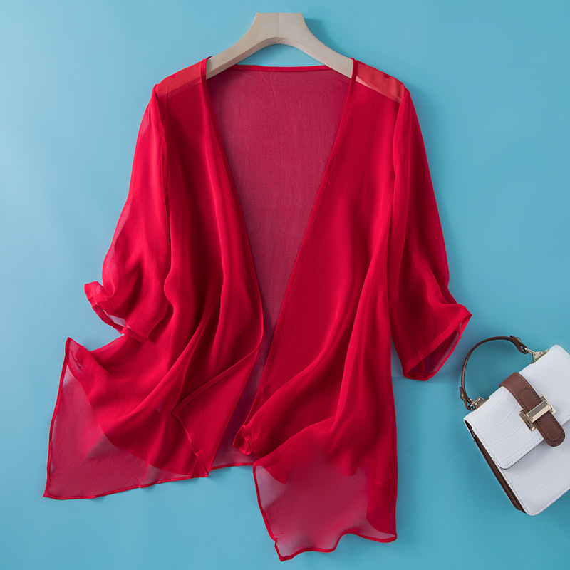 Winsleter-cárdigan de seda 100 - Silk Blouse reseña y precio