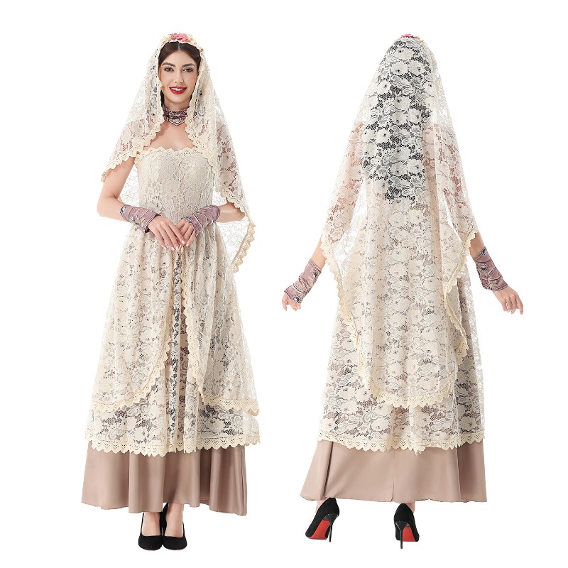 Vestido largo de encaje vintag - Lace Dress reseña y precio