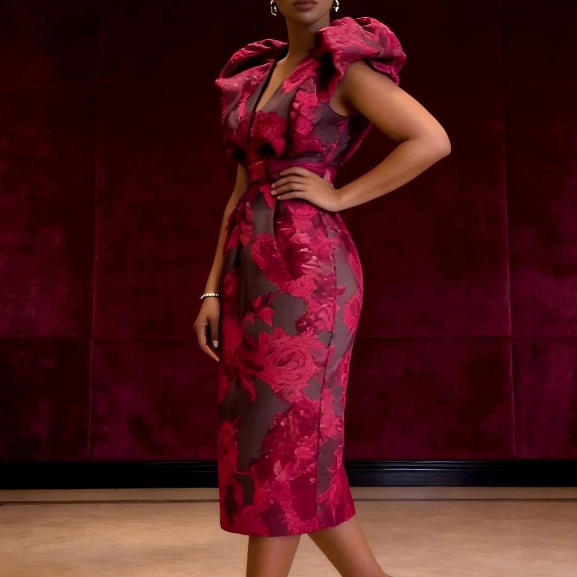 Vestido de Cóctel QMANSHA Tall - Midi Dress reseña y precio
