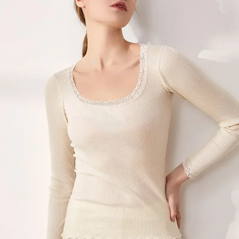 Ropa interior cálida de seda M - Silk Blouse reseña y precio