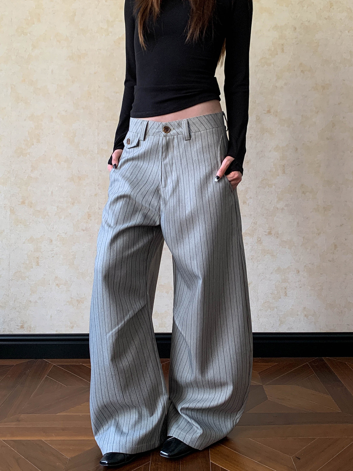 Pantalones casuales de pierna  - Tailored Trouser Wide reseña y precio