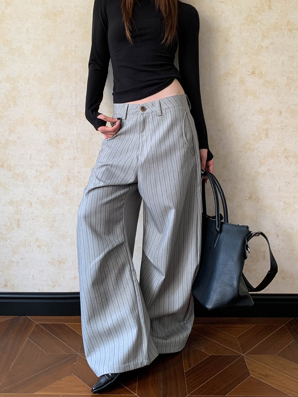 Pantalones casuales de pierna  - Tailored Trouser Wide reseña y precio