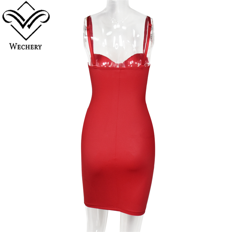 Vestidos rojos Wechery para mu - Women'S Red Formal Wear reseña y precio